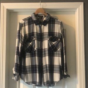 Sanctuary plaid button down